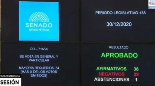Es ley. Pasadas las 4