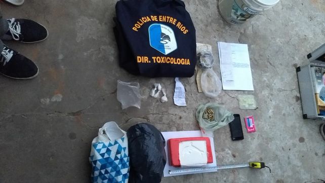 Pruebas. El fiscal Cristian Giunta dispuso el secuestro de la droga y la detención de varias personas.