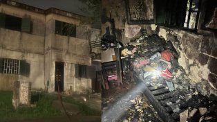 Un hombre fue hospitalizado tras el incendio de vivienda en Paraná