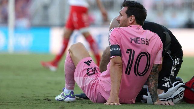 El Inter Miami publicó el parte médico de Lionel Messi