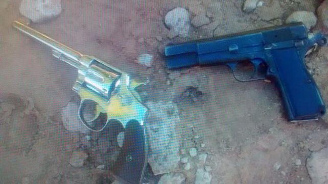 Frustrado. Los asaltantes llegaron al campo de Las Cuevas en una Hilux robada y con armas de fuego.