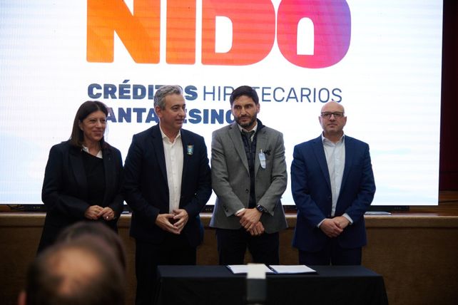 Créditos hipotecarios a la tasa más baja del país. El gobernador Pullaro