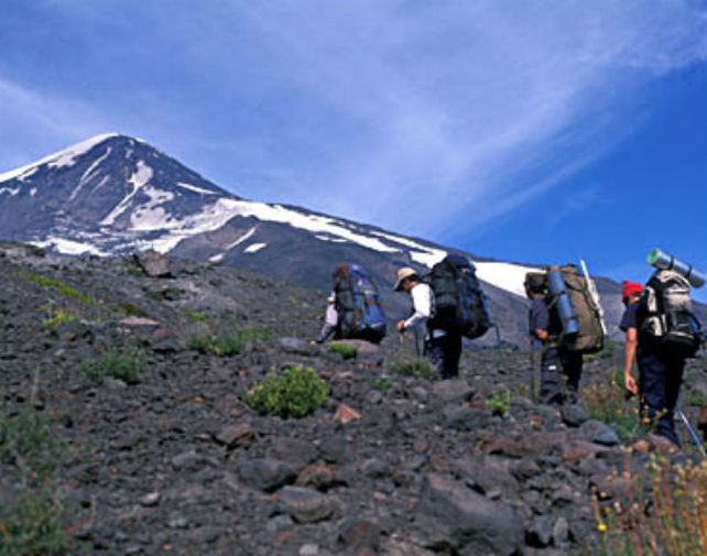 Imponente. La escalada con guía se hace en tres días.