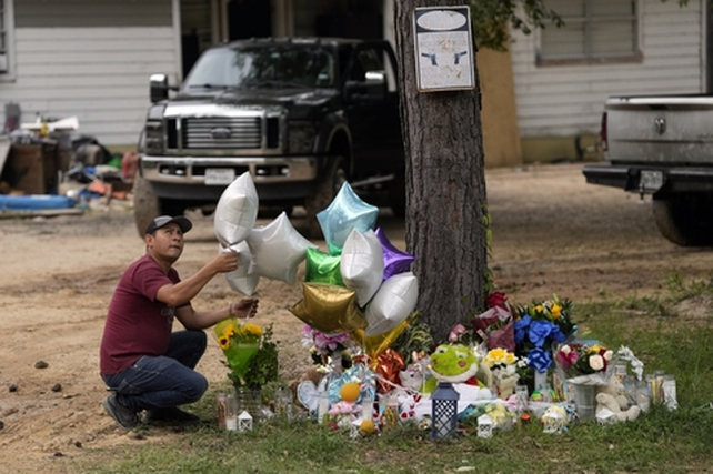 Un memorial espontáneo en Cleveland