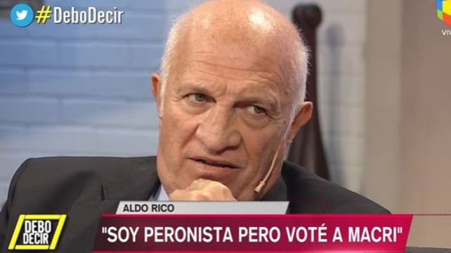 Aldo Rico se descompuso en vivo en Debo decir