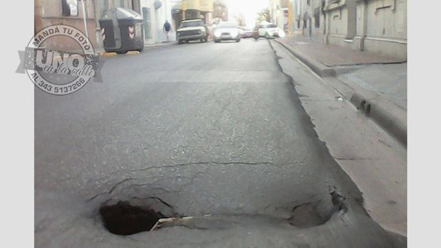 Peligroso hundimiento