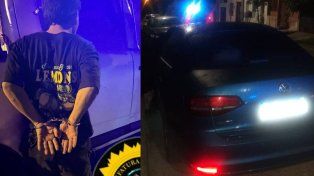Un joven fue detenido en Concordia por incendiar un auto tras los festejos de Navidad