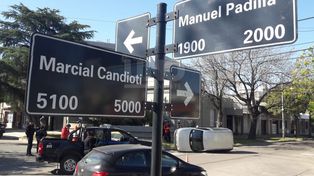 Fuerte choque y vuelco en barrio Sargento Cabral