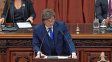 Javier Milei habla en el Senado. Javier Milei habla en el Senado.
