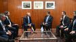 Alberto Fernández junto a su par de Venezuela, Nicolás Maduro.