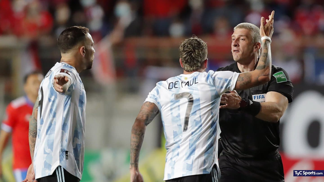 De Paul cuestiona el trato en Calama tras la victoria ante Chile