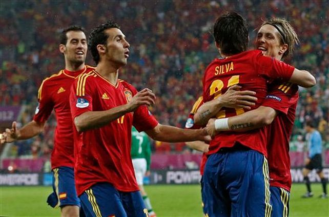 España fue una Furia roja ante Irlanda y lo eliminó