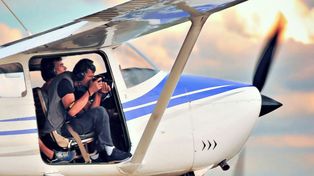 Daniel Fabri viene tomando fotos aéreas desde hace años, y a partir de 2020 decidió recorrer toda la bota.