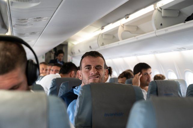 El guiño de Emiliano Boffelli refleja la confianza del equipo argentino de cara al duelo con Nueva Zelanda del próximo viernes. Foto gentileza UAR.