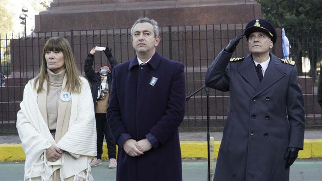 El intendente Javkin junto a la ministra de Cultura de la provincia Susana Rueda