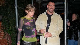 Taylor Swift junto a su nueva pareja, Travis Kelce