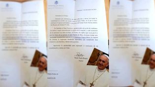 Un grupo scout santafesino recibió carta de Francisco