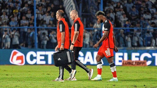 River: Borja tiene una lesión y es duda para el Supeclásico