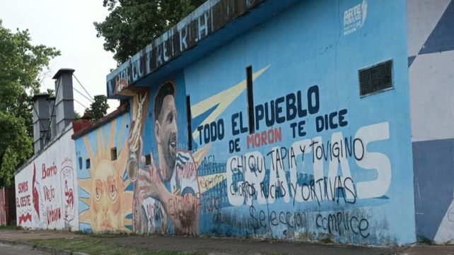 En Morón fueron vandalizados diferentes murales