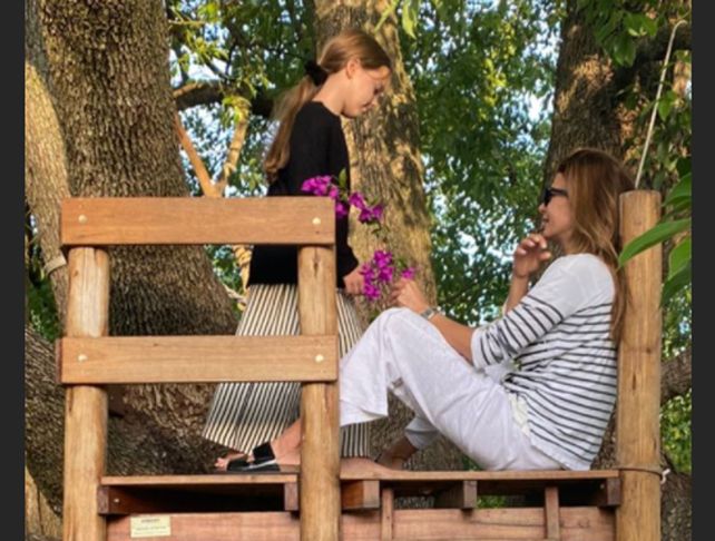 Juliana Awada mostró cómo disfruta de las tardes con su hija Antonia