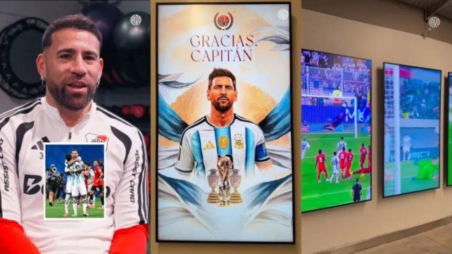 El Millonario acondicionó su estadio para despedir a Lionel Messi.