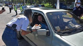 Cálida bienvenida a los turistas que llegaron a Paraná