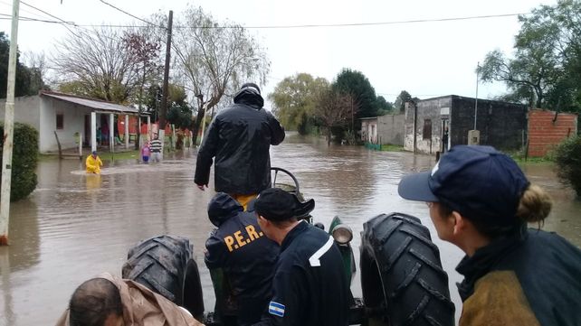 Lluvias en Rosario del Tala dejan 170 evacuados