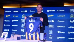 Marco Ruben será la gran atracción en el partido contra Lanús. Todos esperan que sume minutos.