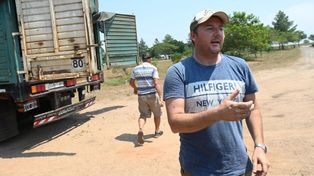 Mikhail Cicognini, dueño de un vivero en Concordia y uno de los impulsores de la iniciativa solidaria en Corrientes