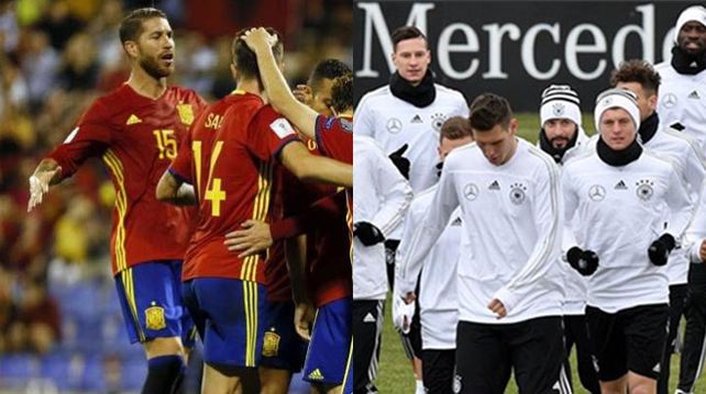 Alemania-España y Brasil-Rusia, los amistosos más llamativos