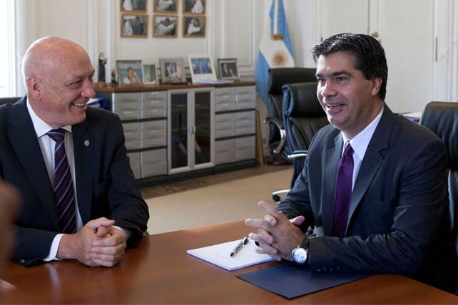 El gobernador calificó como positivo el encuentro con Capitanich