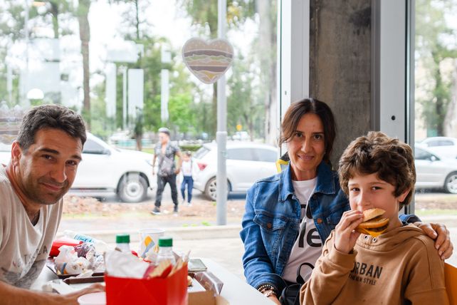 Santiago Baleani, Jorgelina Damir y Maro
