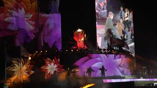 La llama olímpica se encendió en el Monumento a la Bandera y los Juegos Suramericanos quedaron formalmente inaugurados.