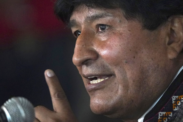 Evo Morales denunció un complot de la derecha y el imperio en su contra.&nbsp;