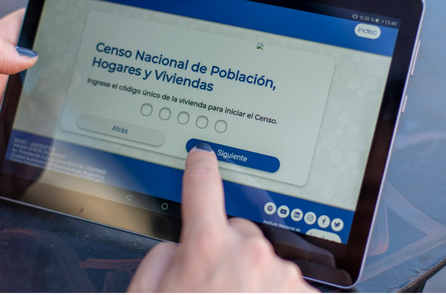 Censo 2022: el 30% de las viviendas del país completaron la versión digital