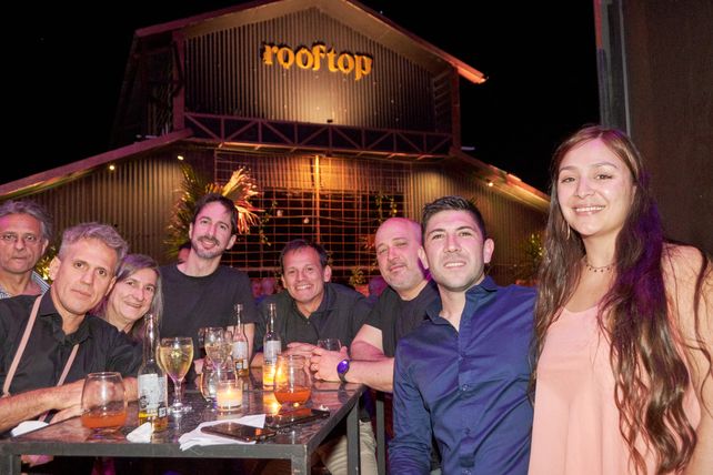 Fabian Baigorria, Carina Ispide, Bruno Sarti, Adrián Baigorria, Diego Sastre y Leila Agolanti