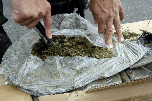 Marihuana prensada traída de Paraguay y decomisada. Foto Internet.&nbsp;