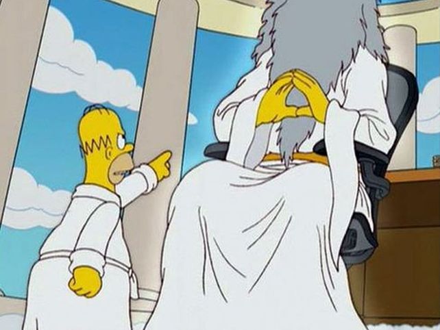 Dios es el único personaje que tiene cinco dedos en la serie.