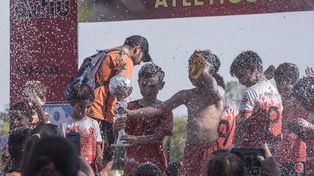 Los chicos disfrutaron del Torneo Neupín en el predio de Altos del Paracao