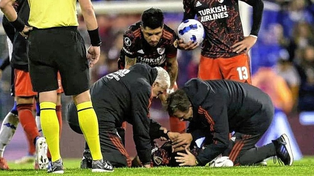 Video: gran susto para Aliendro en su debut en River