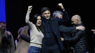 Labayru y Pullaro celebran los resultados de la elección de este domingo.