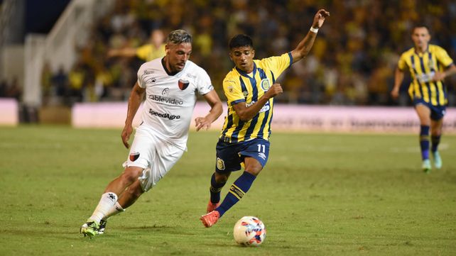 Luciano Ferreyra no tuvo un buen primer tiempo contra Colón