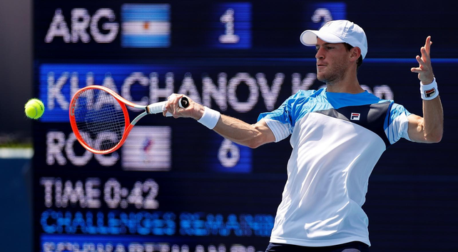 Schwartzman perdió con Khachanov y quedó eliminado de Tokio