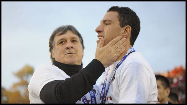 Con el Tata Martino, campeones el 23 de junio de 2013.