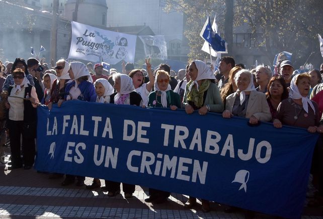 Las Madres de Plaza de Mayo conmemoraron sus 40 años de existencia