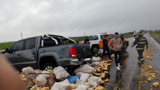 Vera: cuádruple choque con seis heridos sobre Ruta Nacional 11