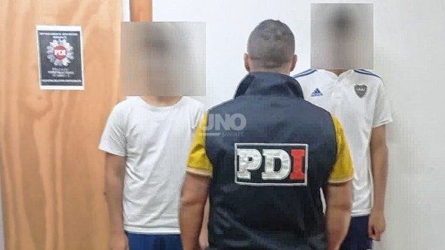 Los detenidos tras el robo en Esperanza Los detenidos tras el robo en Esperanza