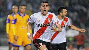Ramiro Funes Mori se sumó a River este lunes.