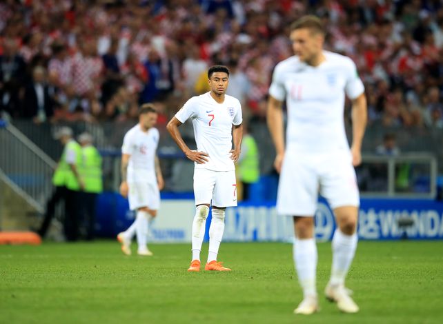 Jesse Lingard disputó el Mundial 2018 con Inglaterra.
