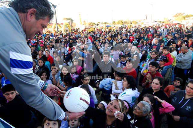 A pura diversión, los chicos festejaron su día en familia en el Parque Federal